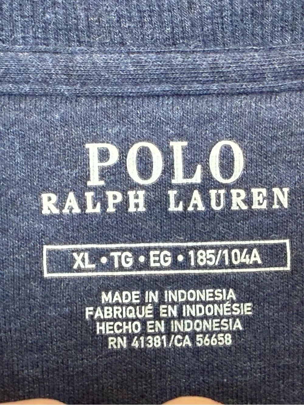 Polo Ralph Lauren Luxury Jersey Shawl-Collar Pullover Sweater mens size XL
